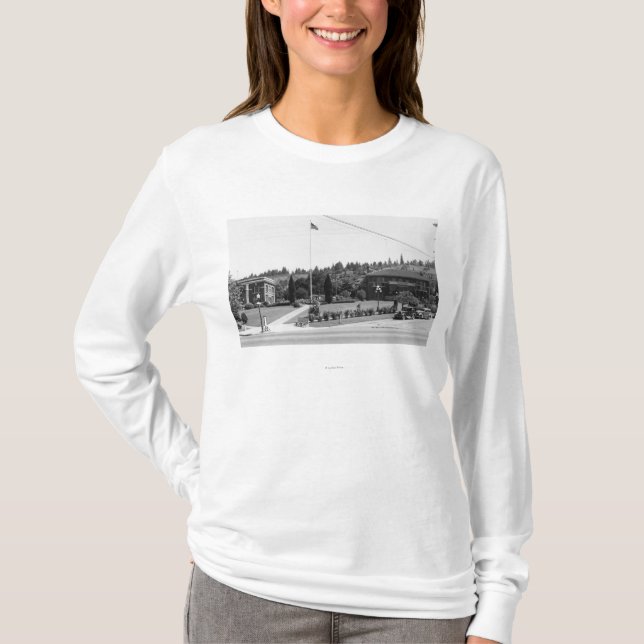 Chehalis WA-Town beskådar och medborgarcentrat Tee Shirt (Framsida)