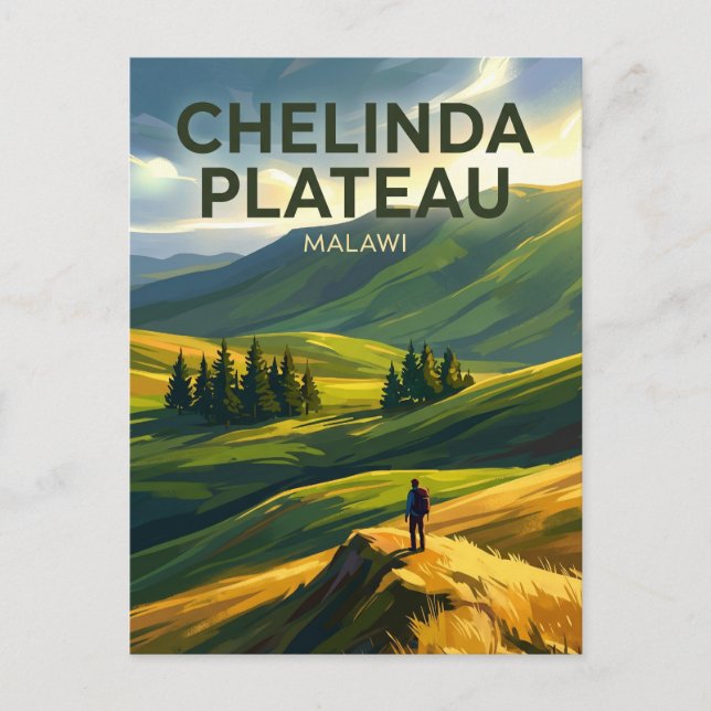 Chelinda-platån Malawi Vykort (Framsida)
