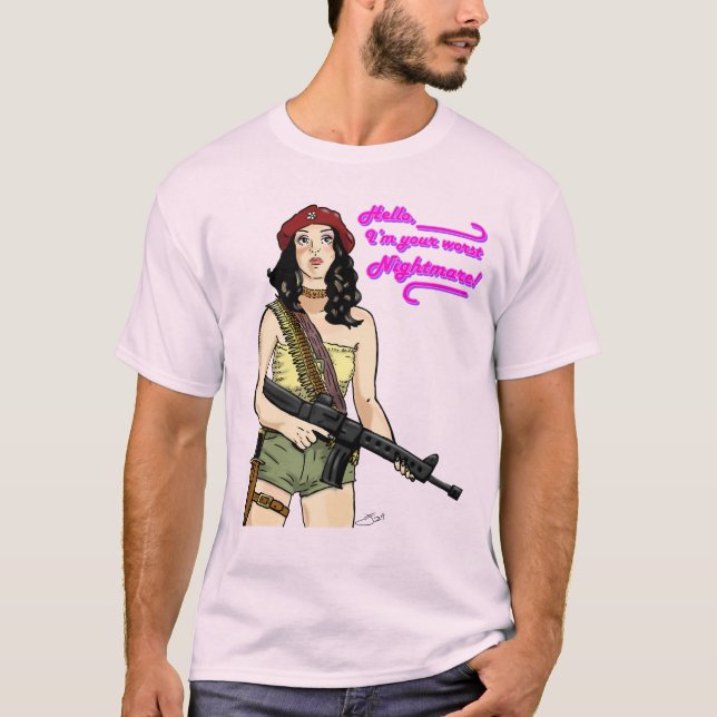 Chelly Duvalla: Jag är din värsta mardröm T Shirt (Framsida)