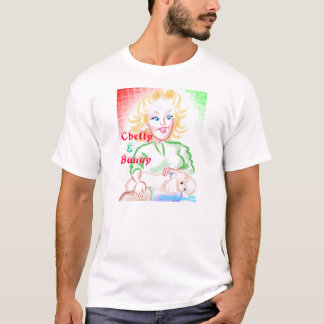 Chelly & kanin karikatyrskjorta t-shirt