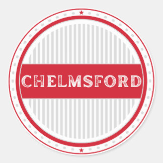 Chelmsford City Pride Emblem – engelsk identitet Runt Klistermärke