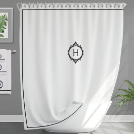 Chelsea Black and White Monogrammed