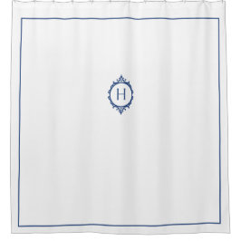 Chelsea Blue och White Monogrammed