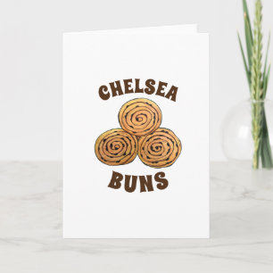 Chelsea Buns UK Currant Bun British Food Baking Kort