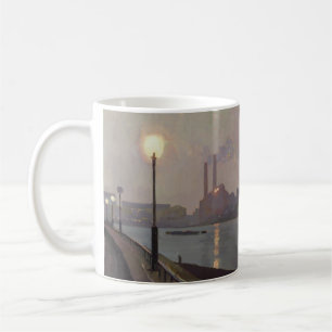 Chelsea driver stationen vid natt kaffemugg