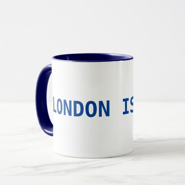 Chelsea FC Coffee Mugg - London är Blue (Framsida vänster)