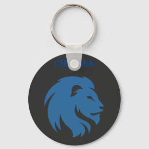 Chelsea FC med lejon image. Anpassade. Nyckelring