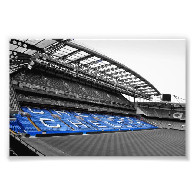 Chelsea FC Stamford Bridge Väster stand London Fototryck (Framsidan)