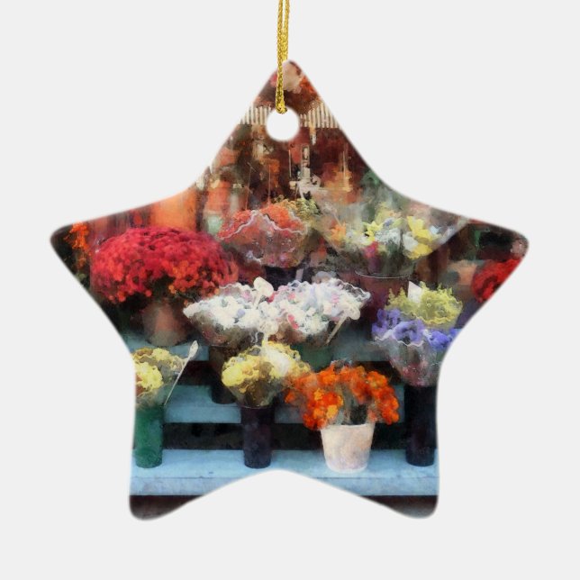 Chelsea Flower Shop Julgransprydnad Keramik (Framsidan)