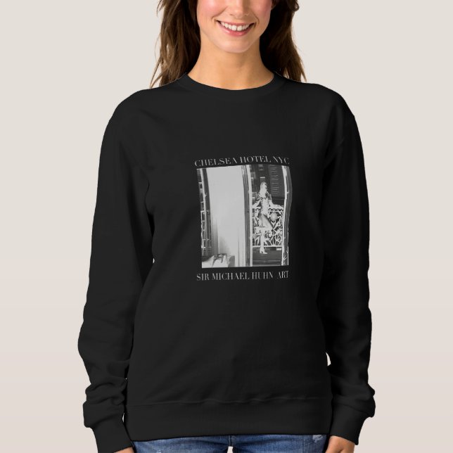 Chelsea Hotel New York City Premium T Shirt (Framsida)