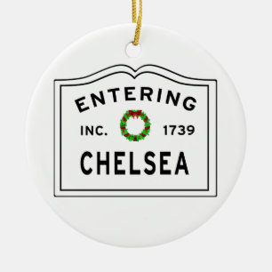 Chelsea, MORSA Helgdag, Metall Ornament