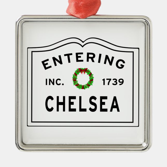 Chelsea, MORSA Helgdag, Metall Ornament (Framsidan)
