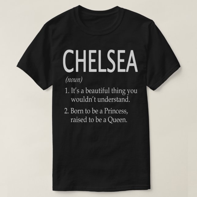 Chelsea Namn Gift 146 T Shirt (Design framsida)