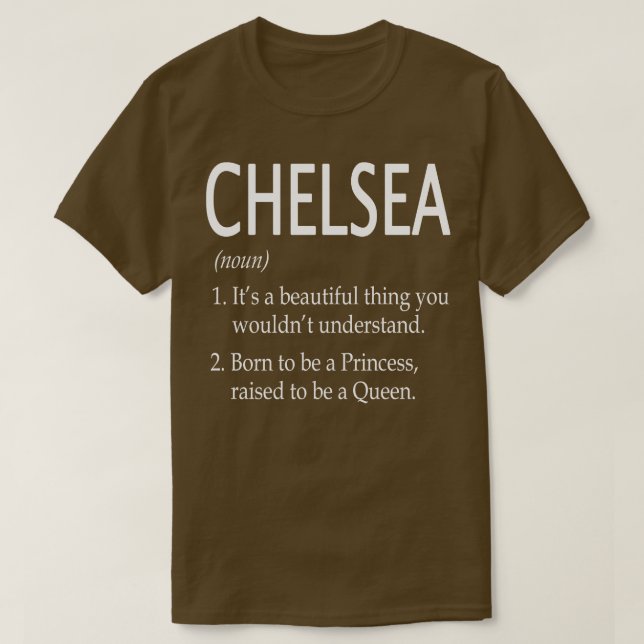 Chelsea Namn Gift 24 T Shirt (Design framsida)