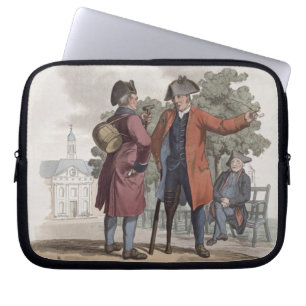 Chelsea Pensioners, kavalleri och infanteri, från Laptop Sleeve