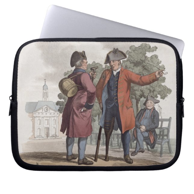 Chelsea Pensioners, kavalleri och infanteri, från Laptop Sleeve (Framsidan)