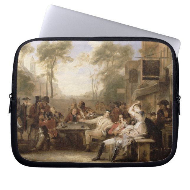 Chelsea Pensionershäleri gazetten Announcin Laptop Sleeve (Framsidan)
