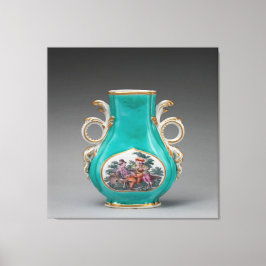 Chelsea Porcelain Turquise Vas Canvastryck