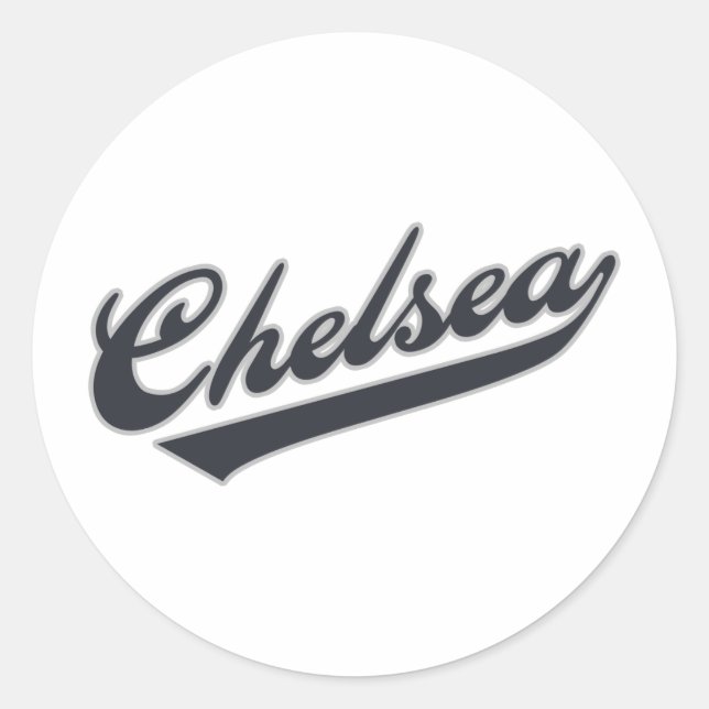 Chelsea Runt Klistermärke (Framsida)
