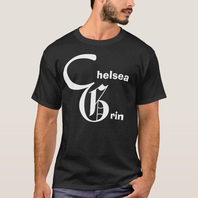Chelsea som är flin på, spårar tee shirt (Framsida)