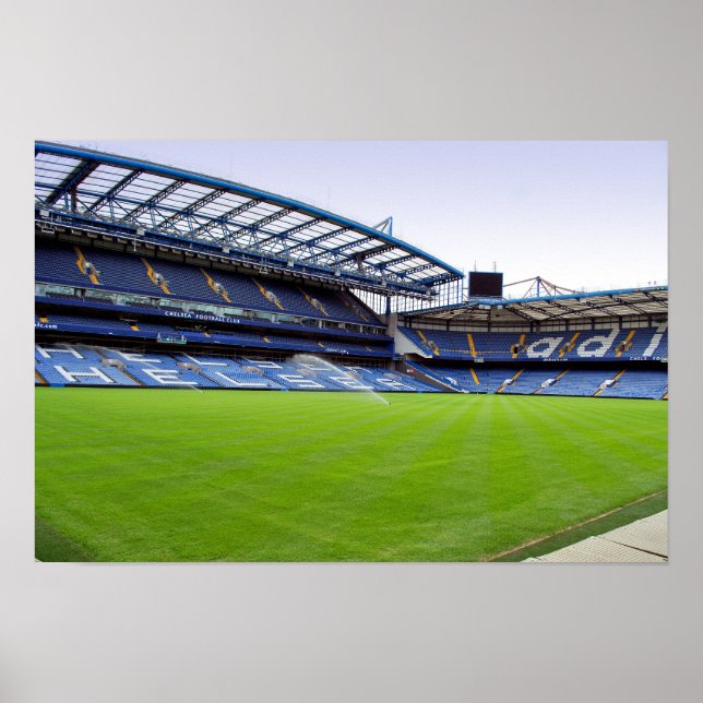 Chelsea Stamford Bridge Väster Stå Poster (Framsidan)