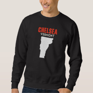 Chelsea Vermont USA Stat Amerika Resa Vermonter Lång Ärmad Tröja