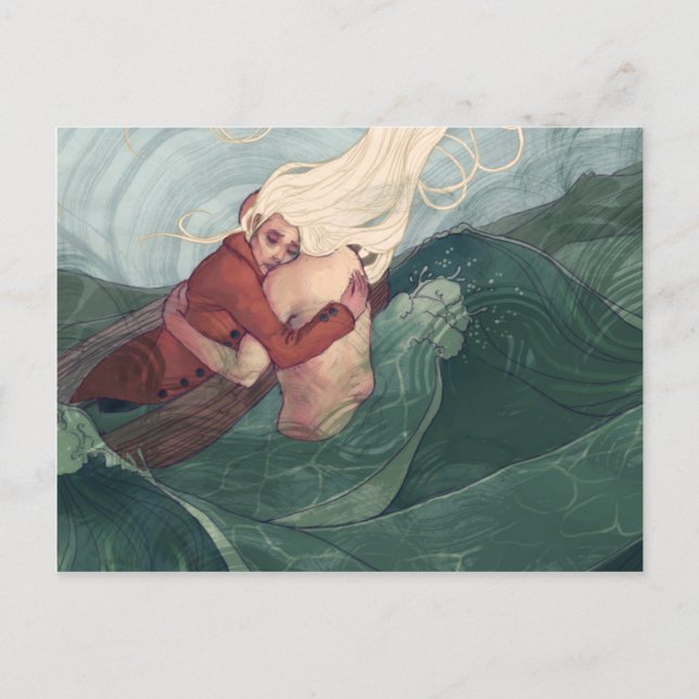 Chelseas vykort Serie I: Flytande, drunknar (Framsida)