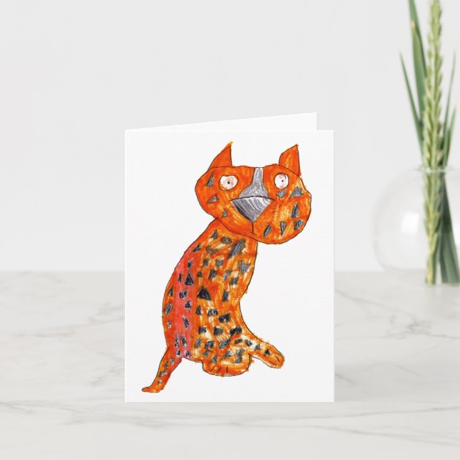Chelsy Cheetah •, Carly Bowerman, åldras 6 - Kort (Framsida)