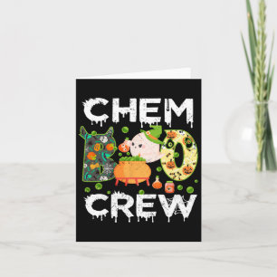 Chem Boo Crew Halloween Chemist Match Kort