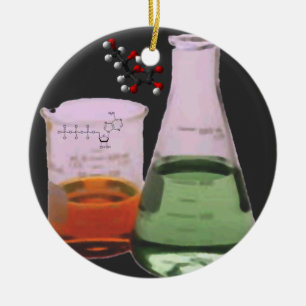 Chem-Periodisk inslagtabellprydnad Julgransprydnad Keramik