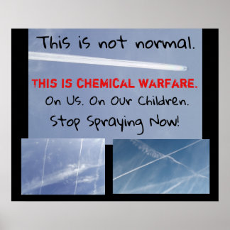 Chem Trail Education Poster