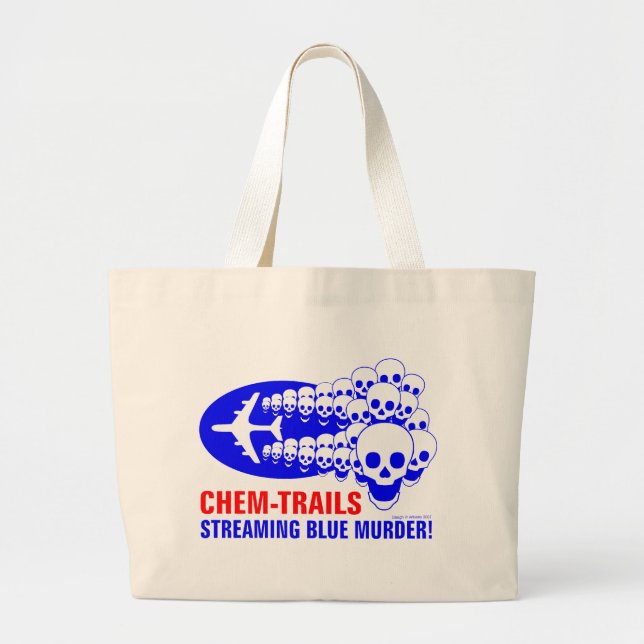 Chem Trails Jumbo Tygkasse (Framsidan)