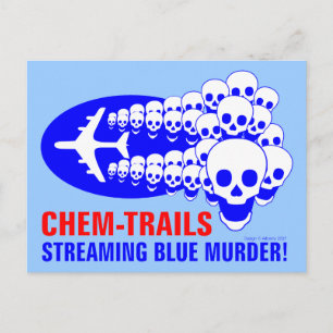 Chem Trails Vykort