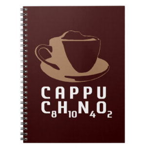 Chemical Cappuccino Anteckningsbok Med Spiral