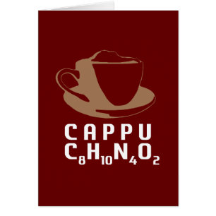Chemical Cappuccino Hälsningskort