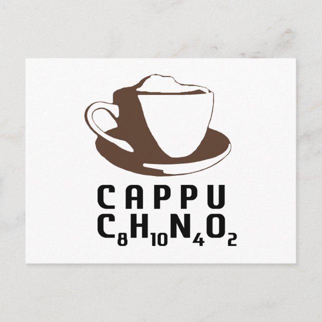 Chemical Cappuccino Vykort (Framsida)