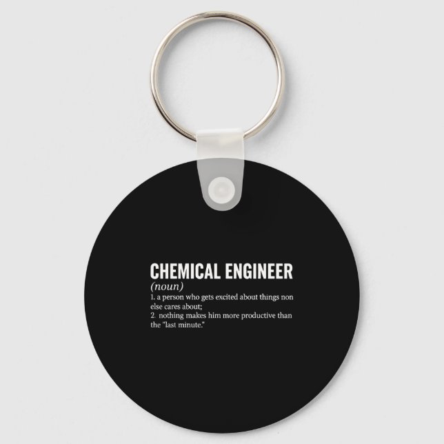 Chemical Engineer Profession Definition Engineerin Nyckelring (Framsida)
