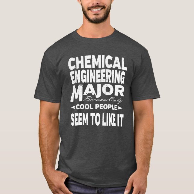 Chemical Engineering College Major Coola People Tee (Framsida)