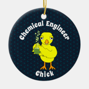 Chemical Ingenjör Chick Julgransprydnad Keramik