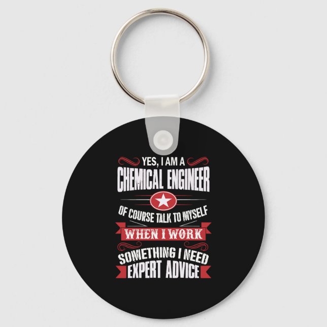 Chemical Ingenjör CHRISTMAS GIFT Nyckelring (Framsida)