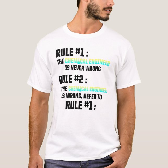 Chemical Ingenjör Engineering 32 T Shirt (Framsida)