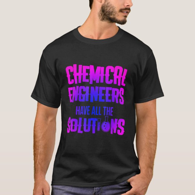 Chemical Ingenjör Engineering 4 T Shirt (Framsida)