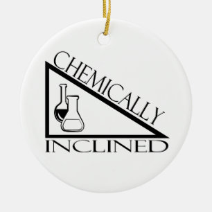 Chemically benägen prydnad julgransprydnad keramik