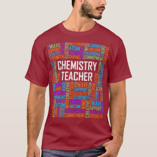 Chemilärare Ord Traits Gift for Chemist T Shirt