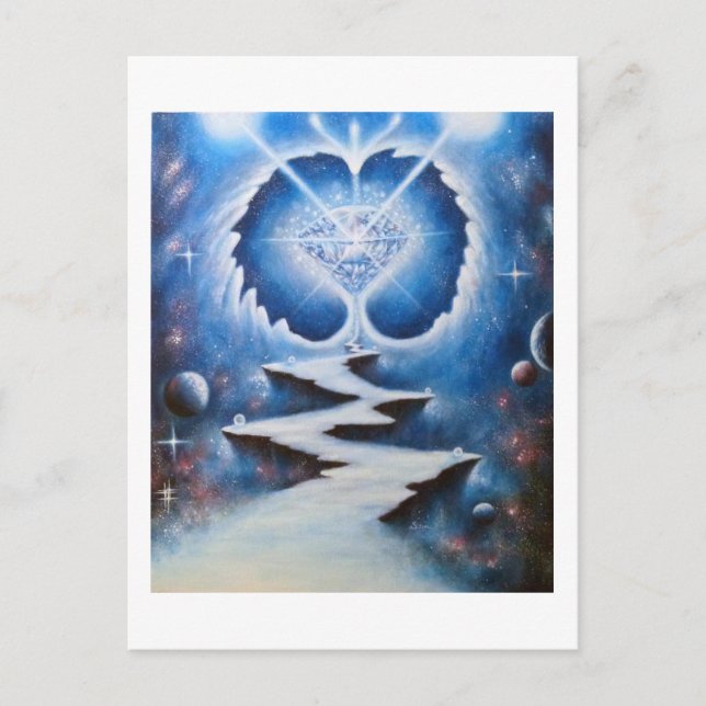 Chemin du coeur vykort (Framsida)