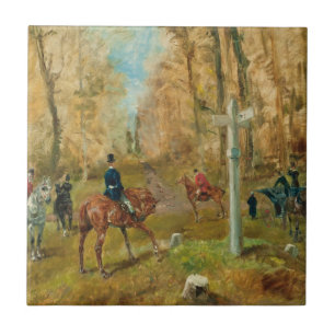 Chemins för Lacroiseedes, 1883 (olja på kanfas) Kakelplatta