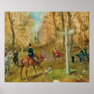 Chemins för Lacroiseedes, 1883 (olja på kanfas) Poster