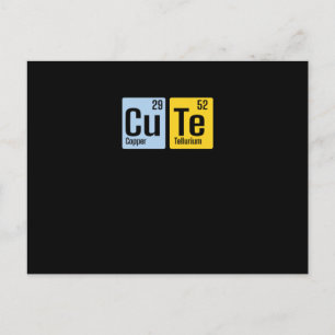 Chemiperiodensystem Cute Vykort