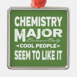 Chemiskola Major Only Coolas People like It Julgransprydnad Metall