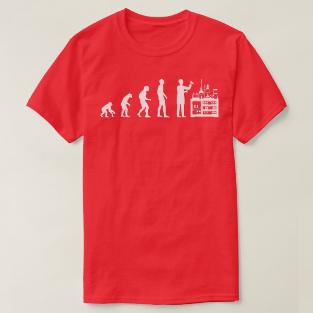 Chemist Evolution Science Student Chemistry Teache T Shirt (Design framsida)